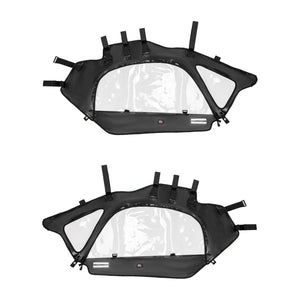 Upgraded Soft Cab Enclosure Upper Doors for Can-Am Maverick X3 by Kemimoto B0110-13701BK Upper Door B0110-13701BK Kemimoto