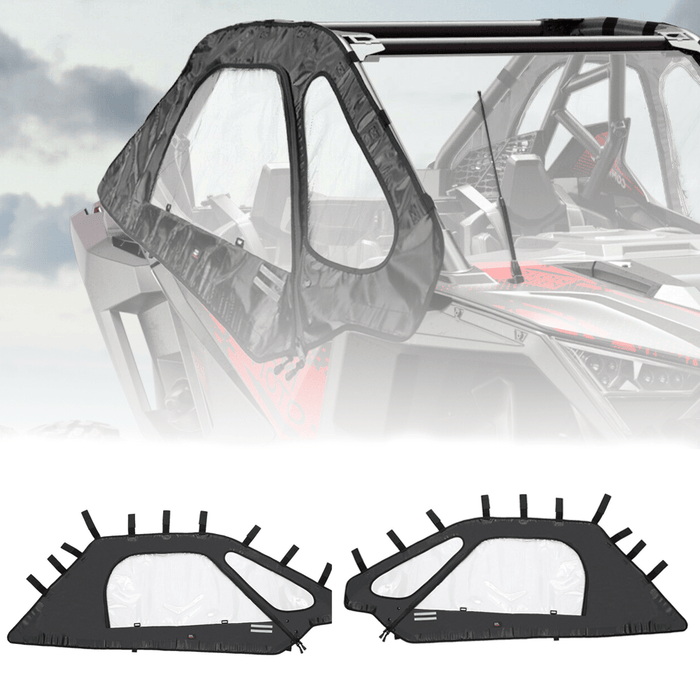 Upgraded Soft Upper Door Cab Enclosure for Polaris RZR PRO XP 2020-2023 by Kemimoto