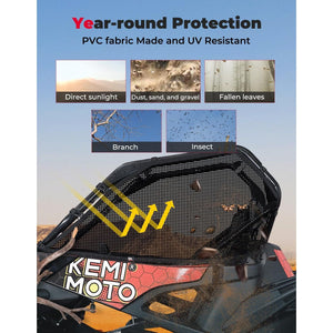 Upgraded Window Nets For CFMOTO ZForce 950 by Kemimoto B0110-08802BK Window Net B0110-08802BK Kemimoto