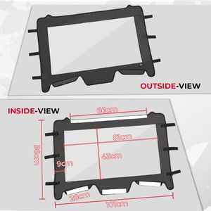 Upgrate UTV Front Soft Clear Windshield for Polaris RZR XP 1000/ XP 4 1000 by Kemimoto B0110-10101BK Full Windshield B0110-10101BK Kemimoto