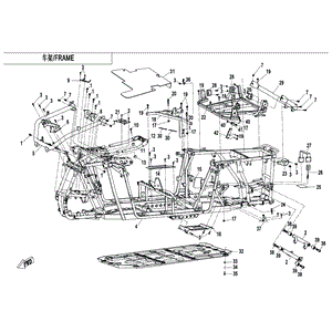 Upper Block by CF Moto 7000-100004 OEM Hardware 7000-100004 Northstar Polaris