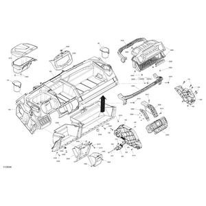 Upper Dashboard Kit (Includes Decal) by Can-Am 715008368 OEM Hardware 715008368 Off Road Express Peach St