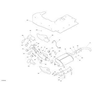 Upper Heat Shield by Can-Am 707602779 OEM Hardware 707602779 Off Road Express