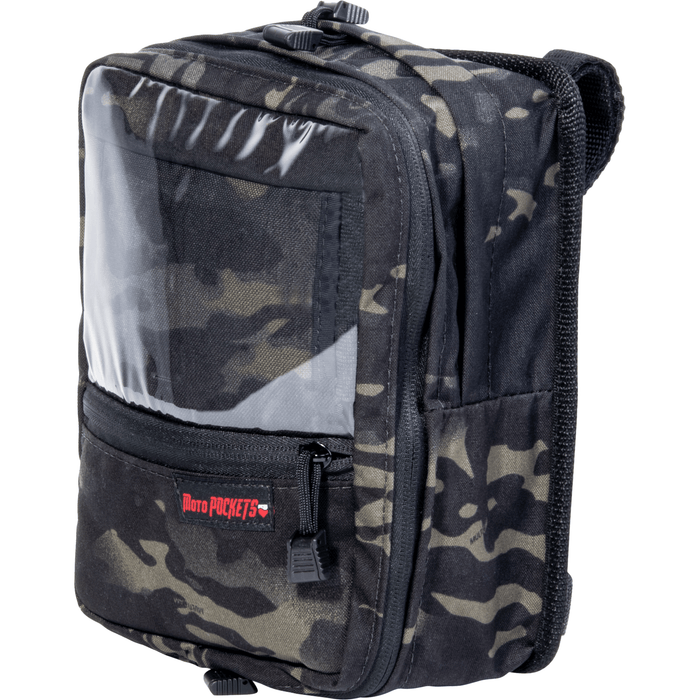 Utility Bar Bag Black Camo 7.5X10.5X3 by Moto Pockets