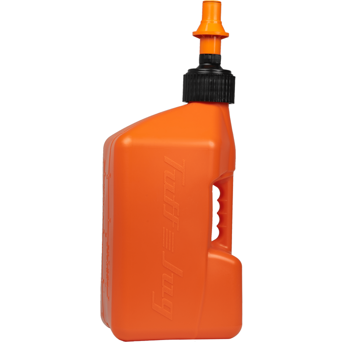 Utility Container Orange W/ Orange Cap 5Gal By Tuff Jug