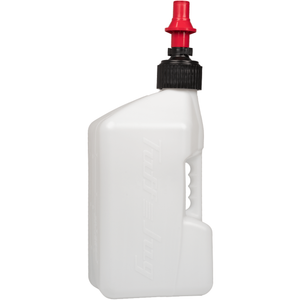 Utility Container White W/Red Cap 5Gal By Tuff Jug WURR Fuel Can 28-1131 Western Powersports