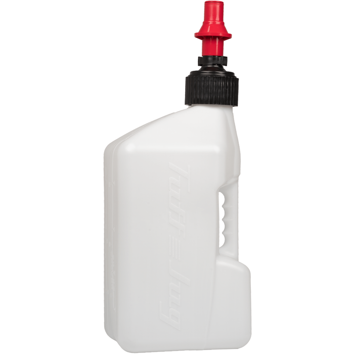 Utility Container White W/Red Cap 5Gal By Tuff Jug