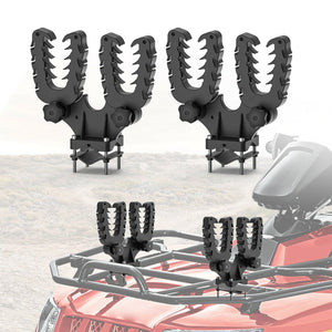 UTV ATV Double U-bracket Mount Grip by Kemimoto B0116-00801BK Rhino Grip B0116-00801BK Kemimoto