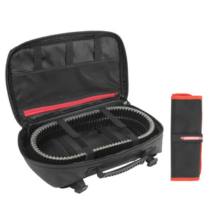 UTV ATV Drive Belt Storage Bag with Tool Roll for Can-Am, Polaris by Kemimoto B0113-08302BK Drive Belt Case B0113-08302BK Kemimoto