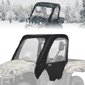 UTV Cab Enclosure Heavy-Duty 900D for Yamaha Rhino with Half Doors by Kemimoto B0115-02001BK Cab Enclosure B0115-02001BK Kemimoto