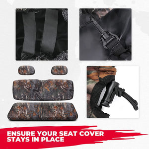 UTV Camo Seat Covers for Polaris Ranger 500 700 800 by Kemimoto B0109-00202 Seat Cover B0109-00202 Kemimoto