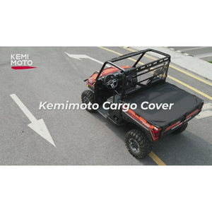 UTV Cargo Bed Cover for Polaris Ranger XP 1000 / Crew by Kemimoto B0108-02401BK Cargo Cover B0108-02401BK Kemimoto