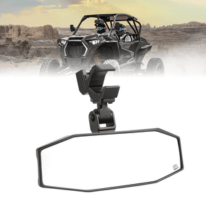 UTV Center Mirrors for 1.5"-2" Roll Cage Bar by Kemimoto B0106-12401BK Rear View Mirror B0106-12401BK Kemimoto