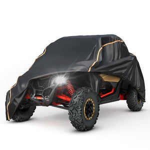 UTV Cover for Can-Am Maverick X3, Polaris RZR, Kawasaki by Kemimoto B0111-00103BK Storage Cover B0111-00103BK Kemimoto