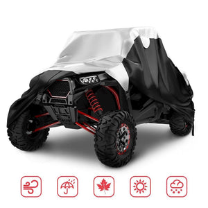 UTV Cover Waterproof 420D Fit Can-Am/ Polaris/ Kawasaki by Kemimoto B0115-00101 Storage Cover B0115-00101 Kemimoto