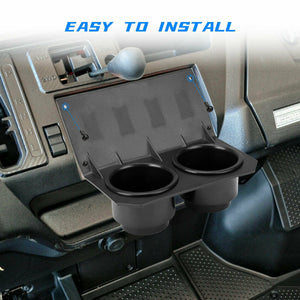 UTV Cup Holder with Switch Panel Fit Pioneer 1000/1000-5 by Kemimoto B0113-09501BK Drink Holder B0113-09501BK Kemimoto