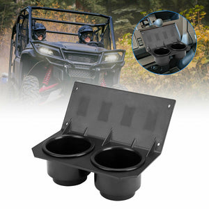 UTV Cup Holder with Switch Panel Fit Pioneer 1000/1000-5 by Kemimoto B0113-09501BK Drink Holder B0113-09501BK Kemimoto