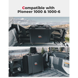 UTV DIY Tool Box, Tool Case Box for Pioneer 1000 1000-6 by Kemimoto B0113-15601BK Tool Box B0113-15601BK Kemimoto