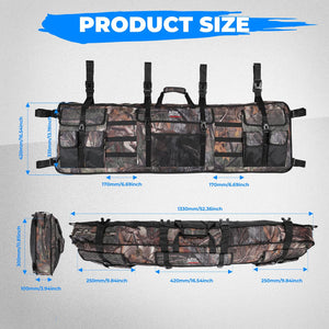 UTV Double Gun Holder Tool Rack for Hunting Gear by Kemimoto B0113-14301CM Gun Mount B0113-14301CM Kemimoto