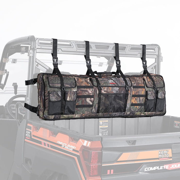 UTV Double Gun Holder Tool Rack for Hunting Gear by Kemimoto