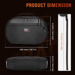 UTV Drive Belt Storage Bag with Reflective Strip by Kemimoto B0113-08301BK Drive Belt Case B0113-08301BK Kemimoto