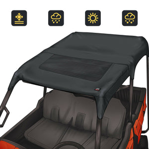 UTV Fabric Roof for Pioneer 1000-5 5P 2016-2023 by Kemimoto B0112-01902BK Soft Top B0112-01902BK Kemimoto