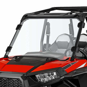 UTV Full Windshield PC For Polaris RZR 570 800/4 800S XP 900/4 by Kemimoto B0110-01901 Full Windshield B0110-01901 Kemimoto