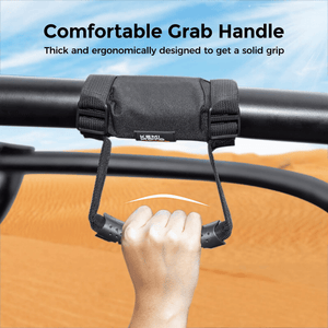 UTV Grab Handles Grip (2 Pack ) by Kemimoto B0111-03801BK(2) Grab Handle B0111-03801BK(2) Kemimoto