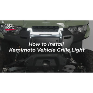 UTV Grille Light for Can Am Defender by Kemimoto B0801-04601CL Grill B0801-04601CL Kemimoto