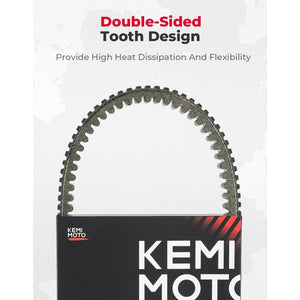 UTV Heavy Duty Carbon Drive Belt for RZR PRO XP /Turbo by Kemimoto B0901-05001BK Drive Belt Severe Duty B0901-05001BK Kemimoto