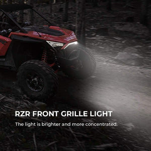 UTV LED Center Grill Light Accent Light for Polaris RZR PRO XP 4 / PRO R by Kemimoto B0801-00301CL Grill B0801-00301CL Kemimoto