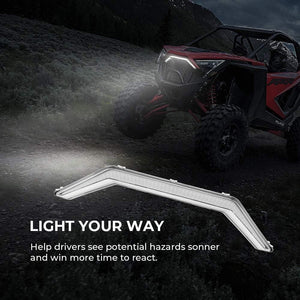 UTV LED Center Grill Light Accent Light for Polaris RZR PRO XP 4 / PRO R by Kemimoto B0801-00301CL Grill B0801-00301CL Kemimoto