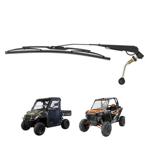 UTV Manual Hand Operated Windshield Wiper by Kemimoto FTVWW002 Windshield Wipers FTVWW002 Kemimoto