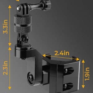 UTV Pro-Fit Camera Mount for Polaris Ranger / General, Defender /Maverick Trail by Kemimoto B0111-10701BK Camera Mount B0111-10701BK Kemimoto