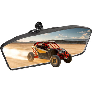 UTV Rear LED Mirror for Can-Am Maverick X3 / X3 MAX by Kemimoto B0106-03104BK Rear View Mirror LED B0106-03104BK Kemimoto