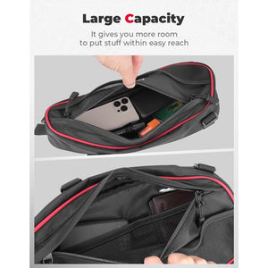 UTV Rear Lower Door Bags with Multiple Pockets for Polaris RZR 2014+ by Kemimoto B0113-16501BK Door Bag B0113-16501BK Kemimoto