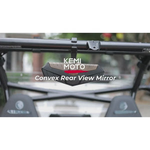 UTV Rear View Mirror for 1.6"-2" Roll Bar Cages by Kemimoto B0106-13401BK Rear View Mirror B0106-13401BK Kemimoto