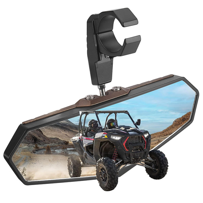 UTV Rear View Mirror for 1.6"-2" Roll Bar Cages by Kemimoto