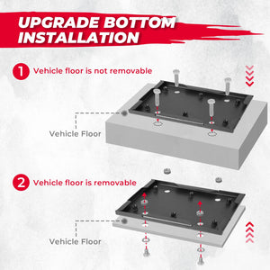 UTV Shotgun Holder, Floor Vertical Mount Holder by Kemimoto B0111-01902BK Gun Mount B0111-01902BK Kemimoto