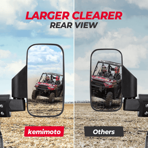 UTV Side Mirror for Ranger/General/Defender/UFORCE by Kemimoto B0106-11001BK Side View Mirror B0106-11001BK Kemimoto