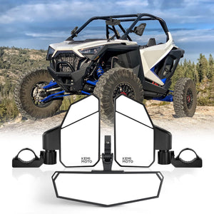 UTV Side Mirrors and Center Mirror for 1.6"-2" Roll Bar by Kemimoto BZH0237-02 Side View Mirror BZH0237-02 Kemimoto