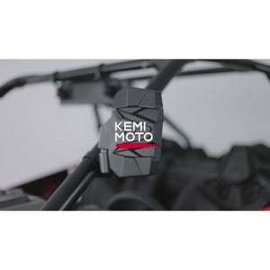 UTV Side Mirrors for 1.6" - 2" Roll Bar Cage by Kemimoto B0106-13201BK Side View Mirror B0106-13201BK Kemimoto