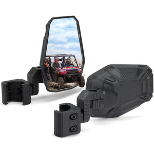 UTV Side Mirrors for Polaris Ranger/ Can-Am Defender/ Maverick Trail by Kemimoto B0106-11201BK Side View Mirror B0106-11201BK Kemimoto