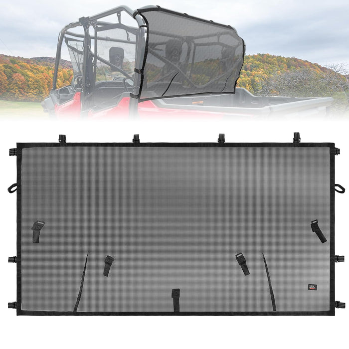 UTV Soft Rear Window Net For Pioneer 1000-6 by Kemimoto