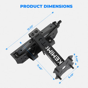 UTV Spare Tire Mount for Polaris Ranger / General by Kemimoto B1001-01301BK Spare Tire Mount B1001-01301BK Kemimoto