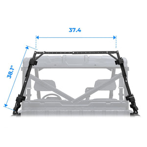 UTV Sporting Clays Shotgun Holders for Polaris Ranger General Pioneer Golf Cart by Kemimoto B0116-00501BK Gun Mount B0116-00501BK Kemimoto