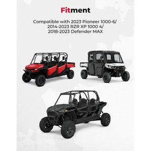 UTV Storage Bag for Pioneer 1000-6/RZR XP 1000 4 by Kemimoto B0113-15401BK Storage Bag B0113-15401BK Kemimoto