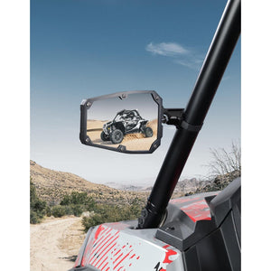 UTV Universal 1.5-1.875 In Side Mirrors for Polaris/Can-Am/Kawasaki by Kemimoto B0106-15201BK Side View Mirror B0106-15201BK Kemimoto