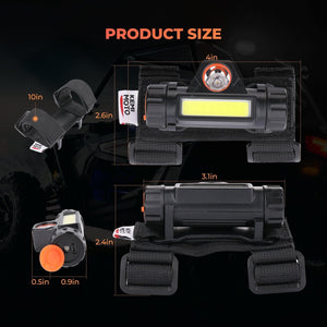 UTV Universal Interior Lights for 1.25-2" Roll bar by Kemimoto B0801-00801 Dome Light B0801-00801 Kemimoto