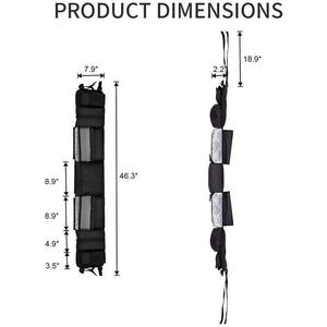 UTV Universal Roll Cage Organizer Storage Bag by Kemimoto B0113-00101BK Roll Bar Bag B0113-00101BK Kemimoto